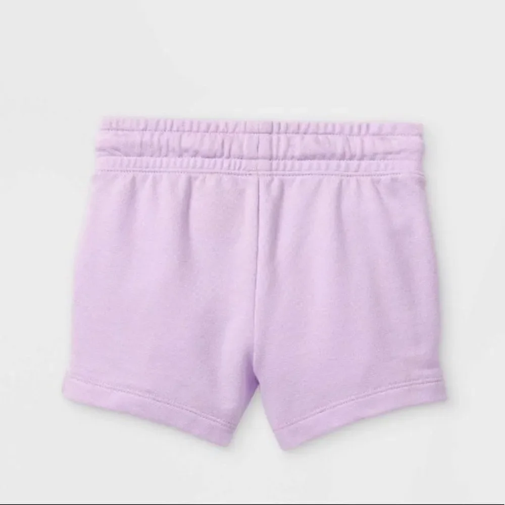 Girl Knit Pull On Shorts - Cat & Jack Light Purple size 7/8 Medium